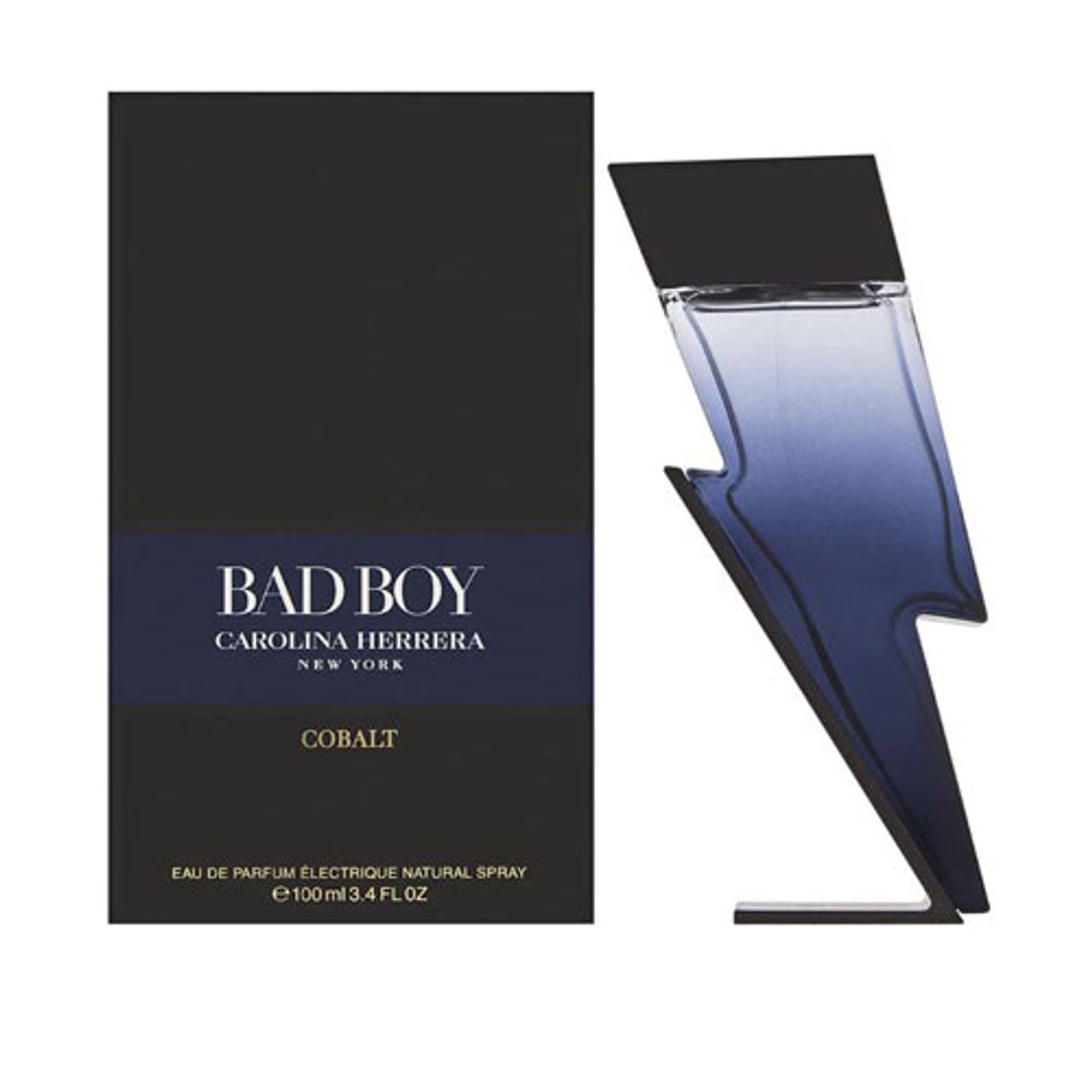 CAROLINA HERRERA BAD BOY COBALT MEN 3.4 OZ EDP SP